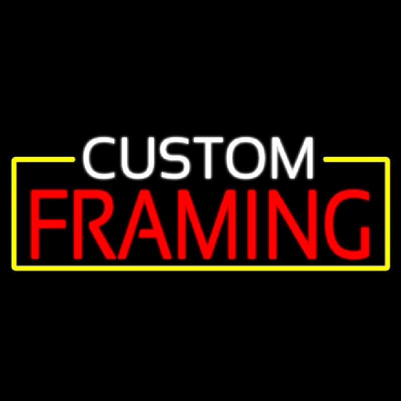 Custom Framing Neonkyltti