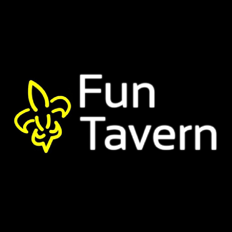 Custom Fun Tavern Logo 1 Neonkyltti