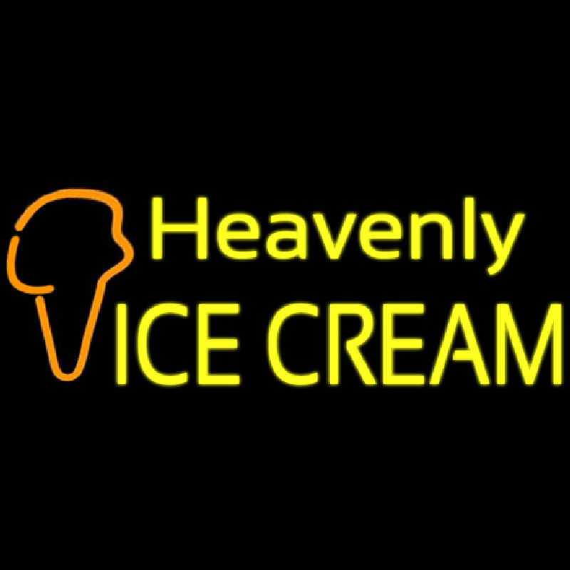 Custom Heavenly Ice Cream Cone Neonkyltti