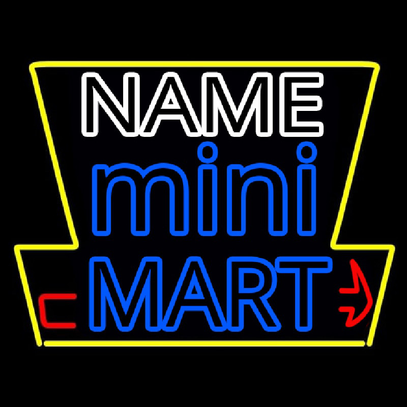 Custom Mini Mart Neonkyltti