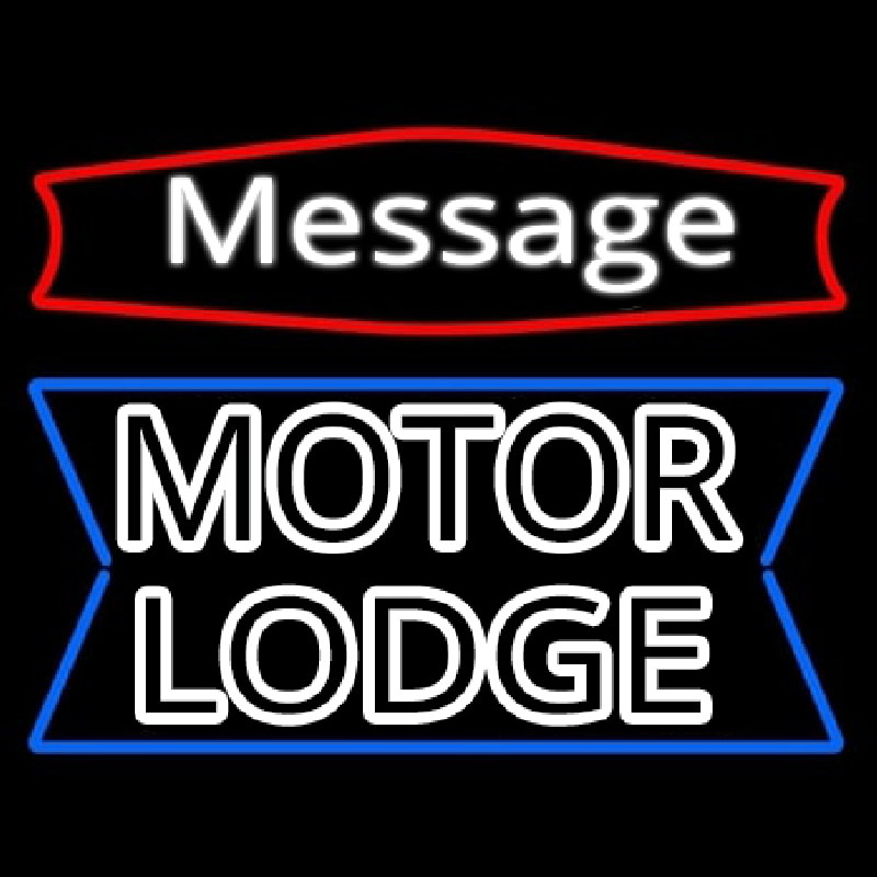 Custom Personalized Motor Lodge Neonkyltti