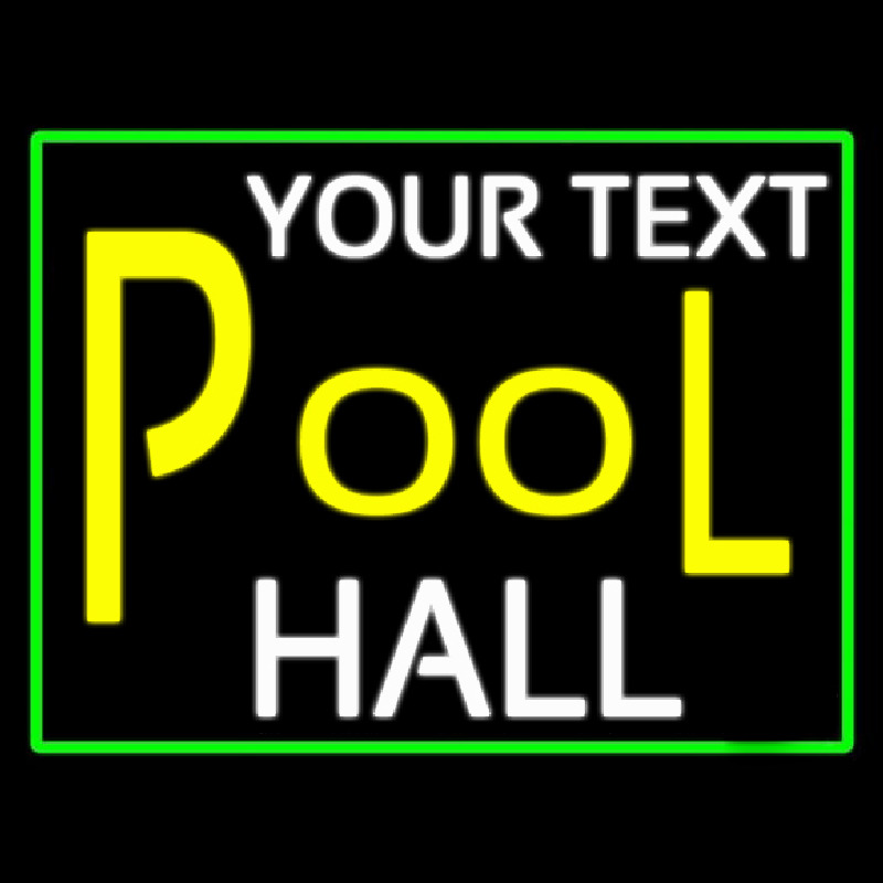 Custom Pool Hall Neonkyltti