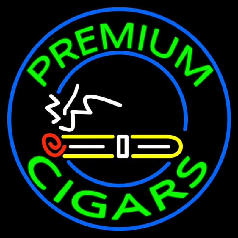 Custom Premium Cigars 1 Neonkyltti