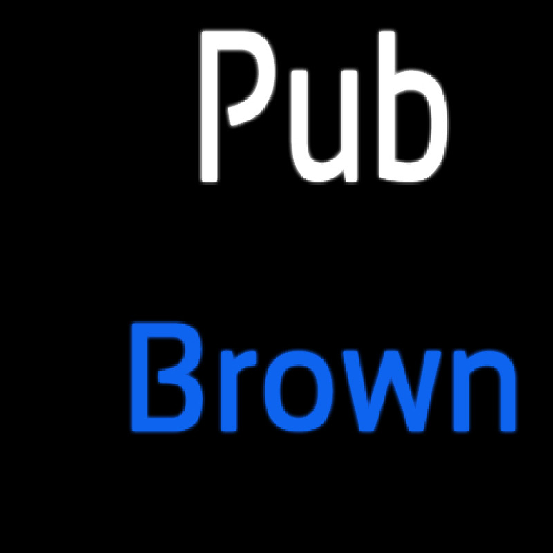 Custom Pub Brown 2 Neonkyltti
