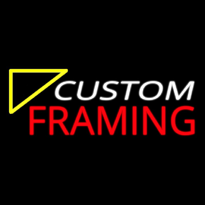 Custom Red Framing Neonkyltti