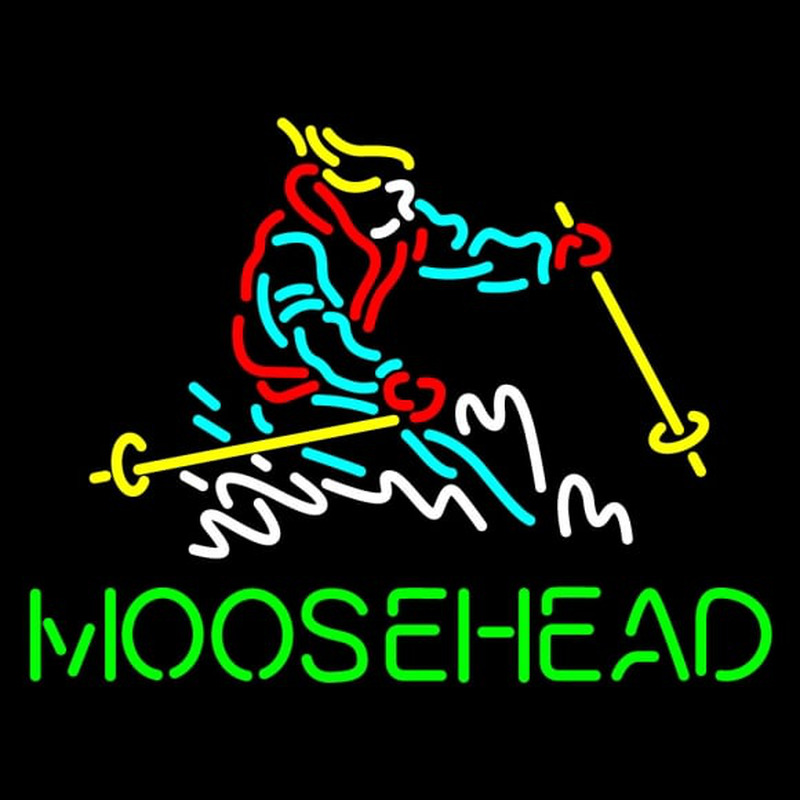 Custom Steamboat Moosehead Beer Neonkyltti