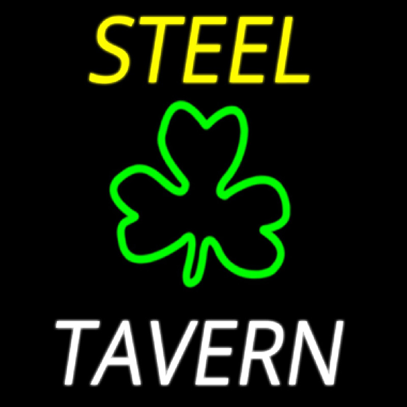 Custom Steel Tavern 3 Neonkyltti