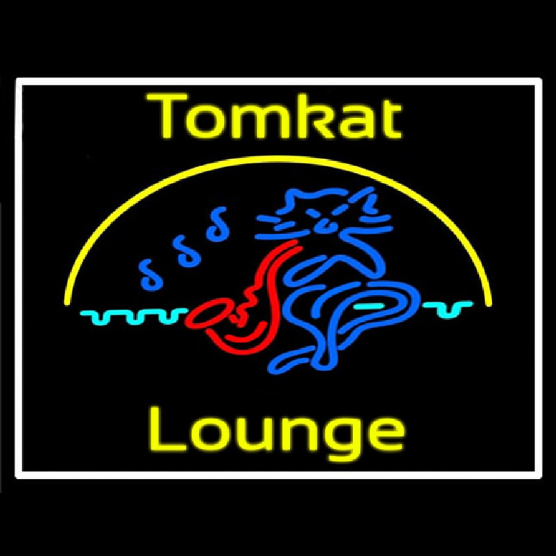 Custom Tomkat Lounge Sa ophone Logo Neonkyltti