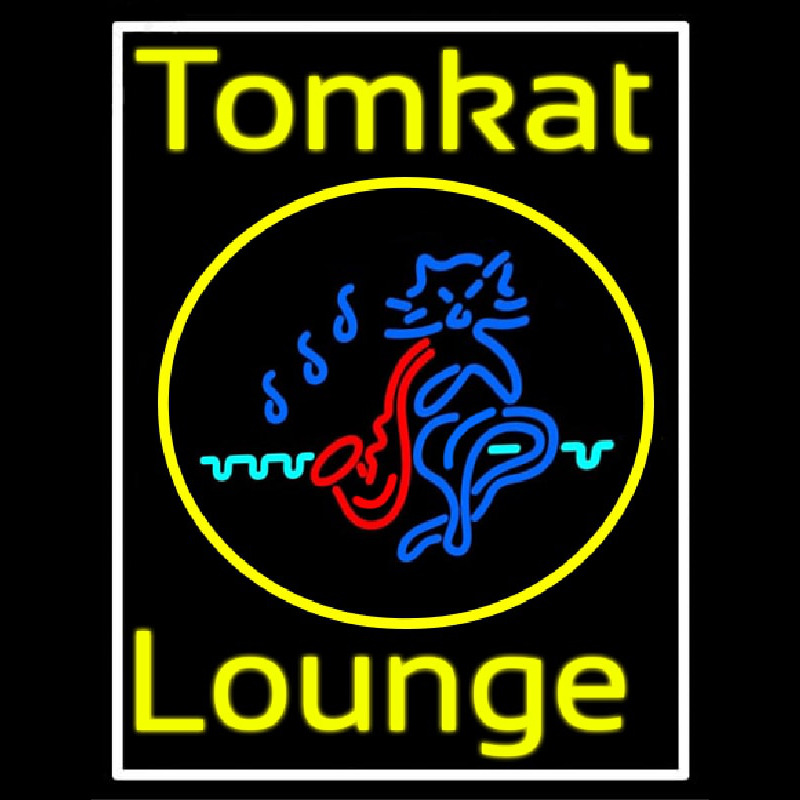 Custom Tomkat Lounge Sa ophone Logo Neonkyltti