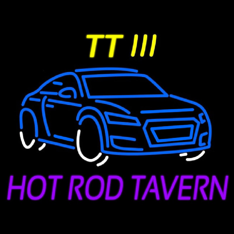 Custom Tt 3 Hot Rod Tavern Car Logo 1 Neonkyltti
