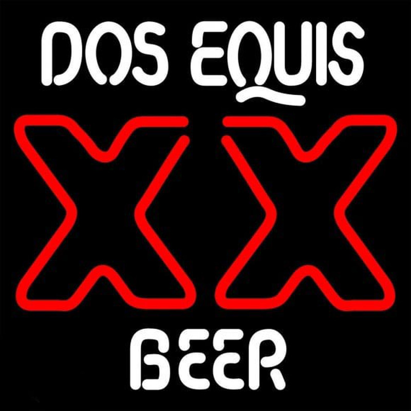 DOS Equis Beer Sign Neonkyltti