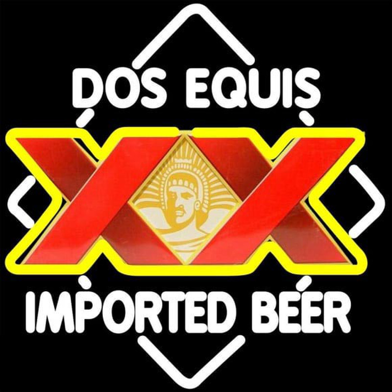 DOS Equis Imported Beer Sign Neonkyltti