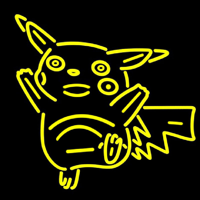 Dancing Pikachu Neonkyltti