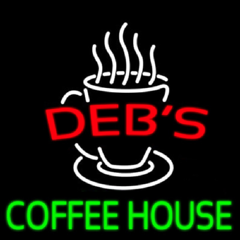 Debs Coffee House Neonkyltti