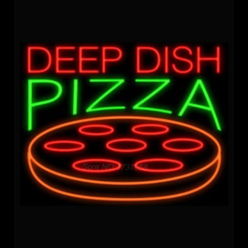 Deep Dish Pizza Neonkyltti