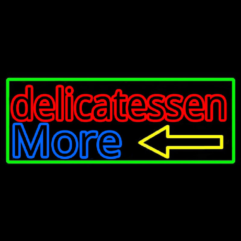 Delicatessen More Neonkyltti