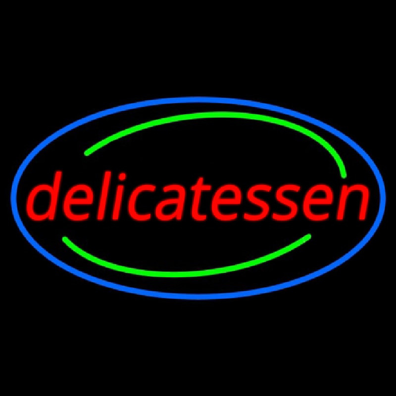 Delicatessen Neonkyltti