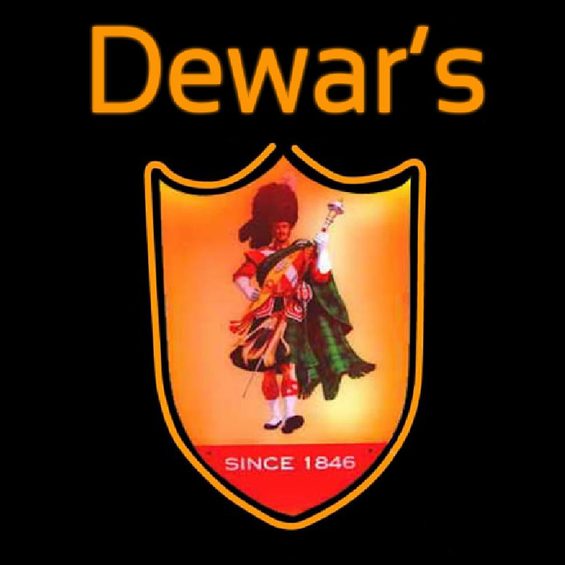 Dewars Scotchman Neonkyltti