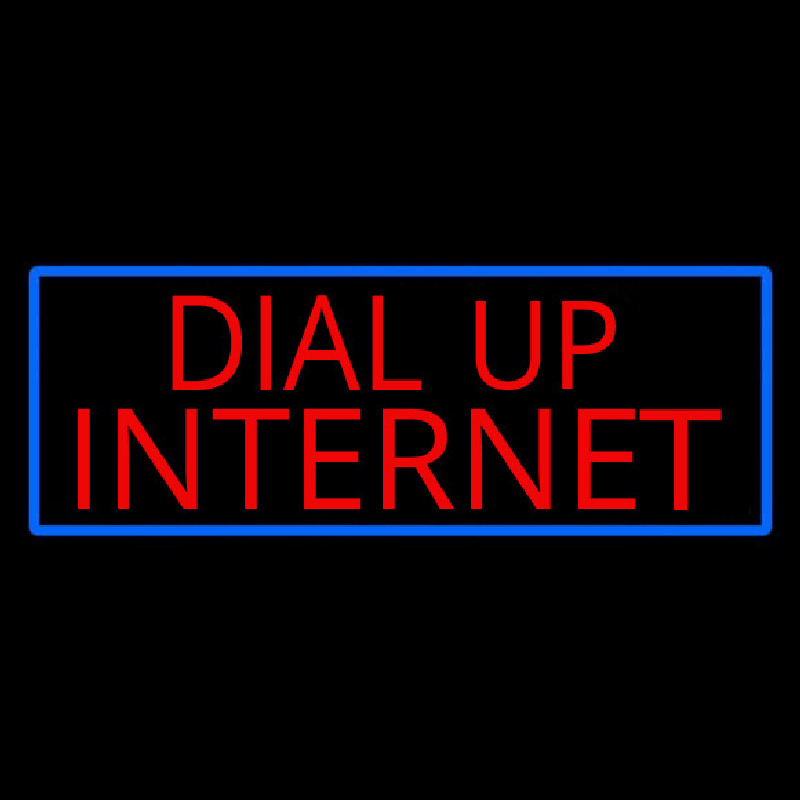 Dial Up Internet Neonkyltti