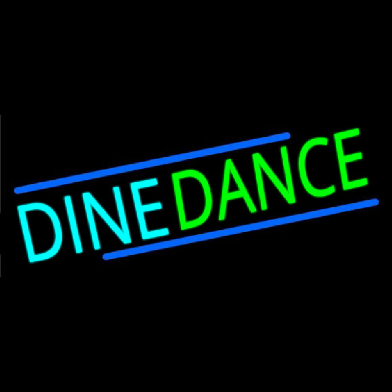 Dine Dance Neonkyltti