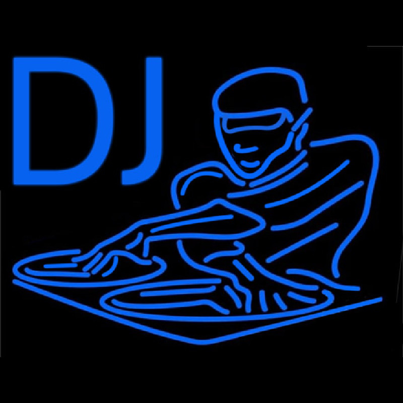 Dj Disc Jockey Disco Music 1 Neonkyltti
