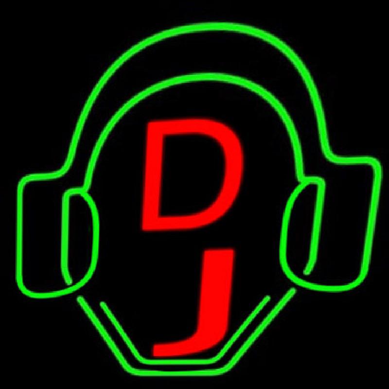 Dj Logo Neonkyltti