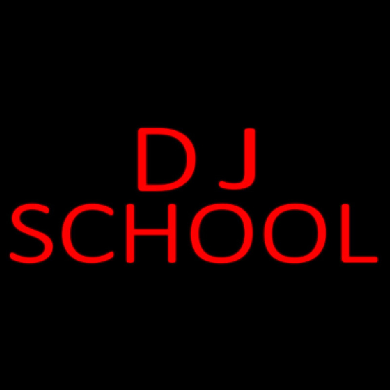 Dj School 1 Neonkyltti