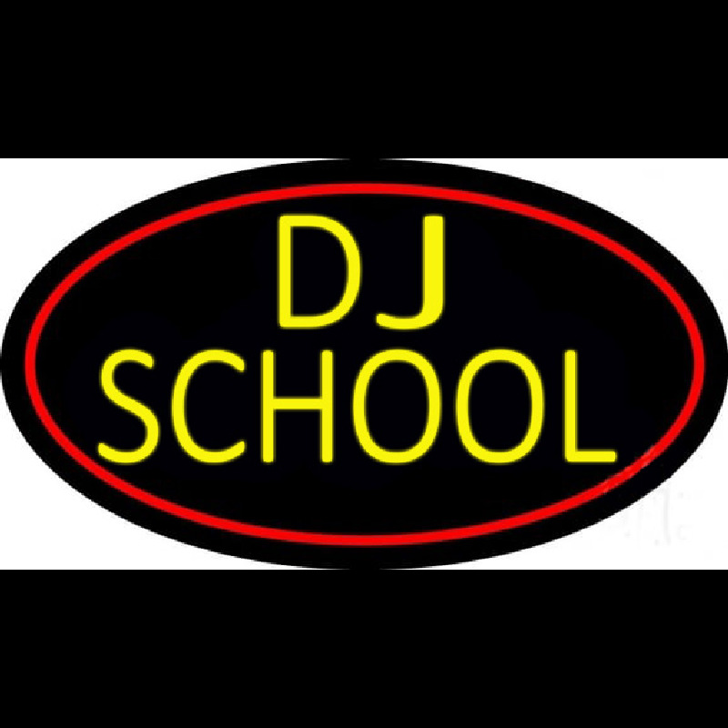 Dj School Neonkyltti