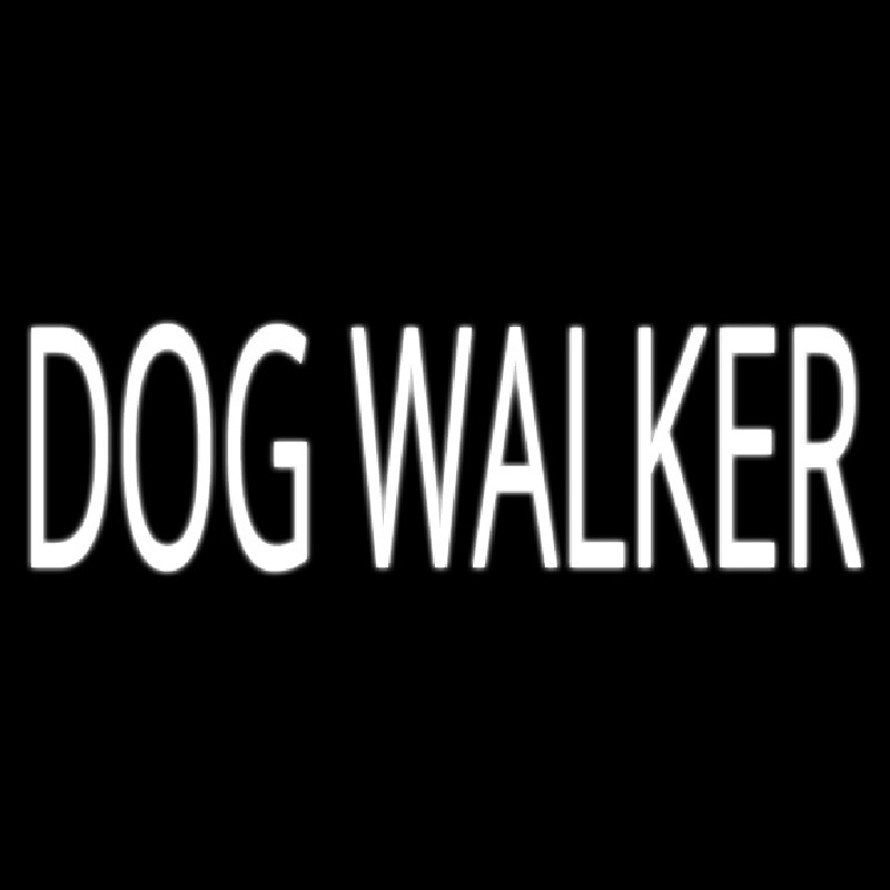 Dog Walker Neonkyltti