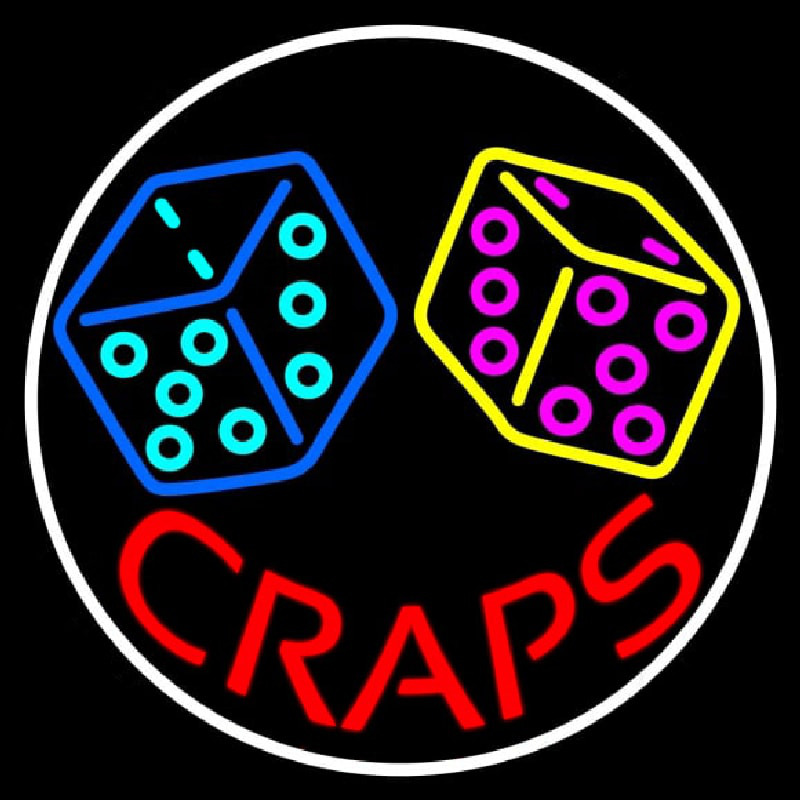 Double Stroke Craps With Dise 1 Neonkyltti