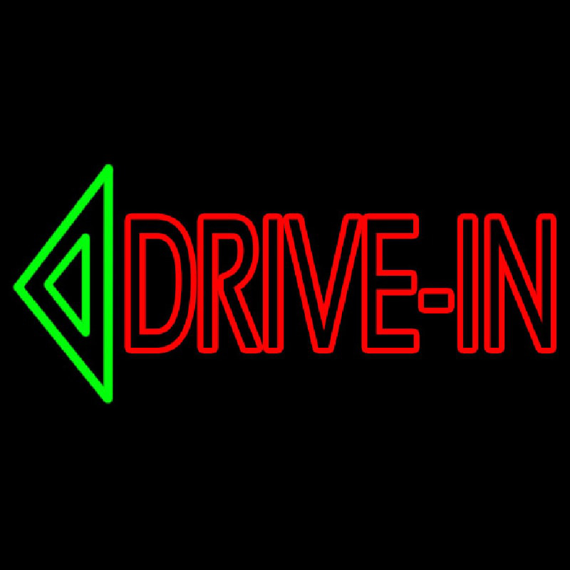 Double Stroke Drive In With Arrow Neonkyltti