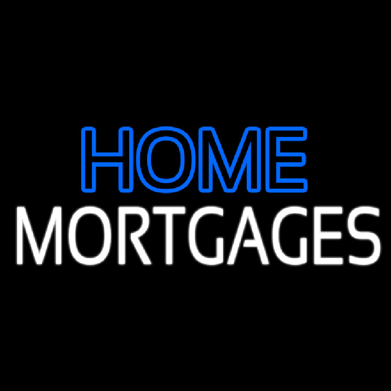 Double Stroke Home Mortgage Neonkyltti