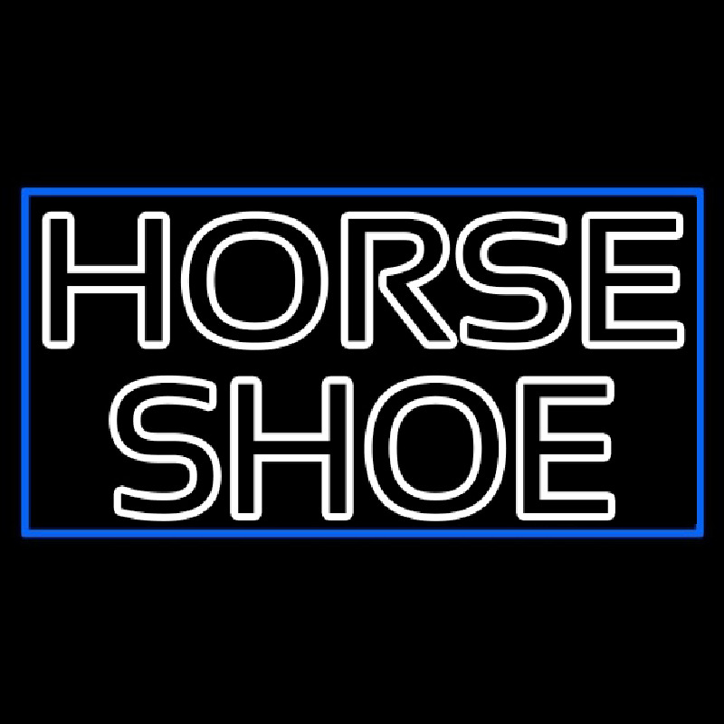 Double Stroke Horse Shoe Neonkyltti