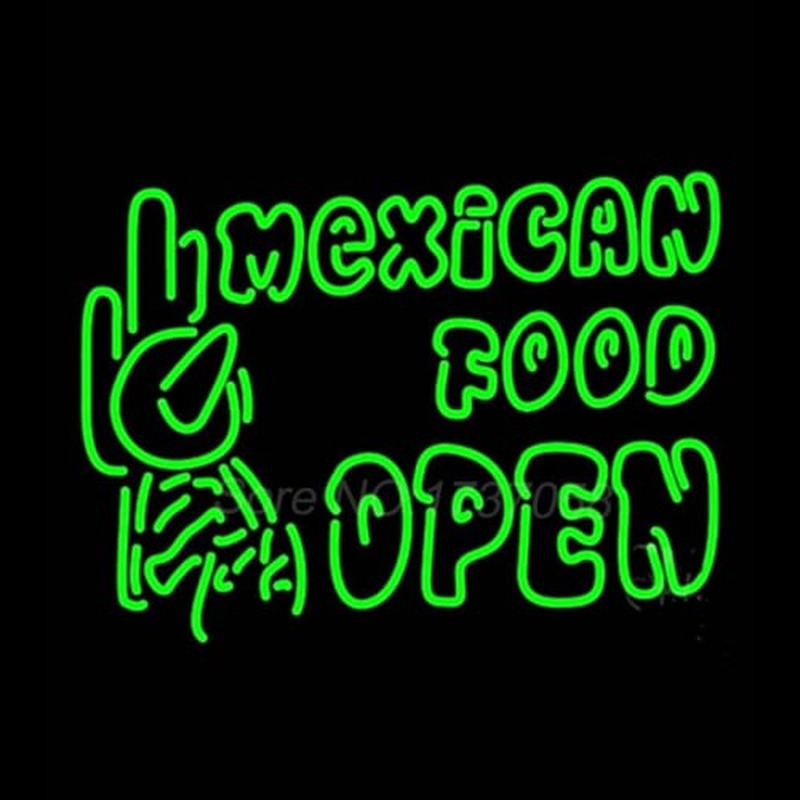 Double Stroke Mexican Food Open Neonkyltti