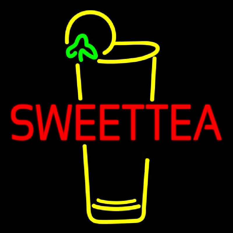 Double Stroke Sweet Tea With Glass Neonkyltti