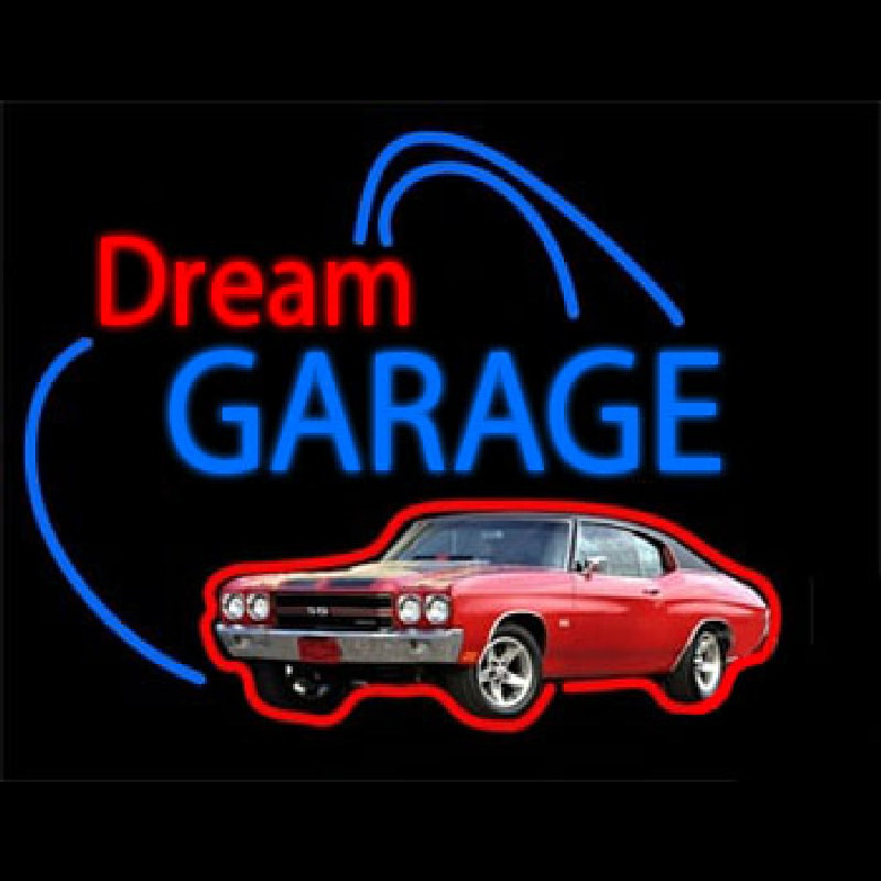 Dream Garage Chevy Chevelle Ss Neonkyltti