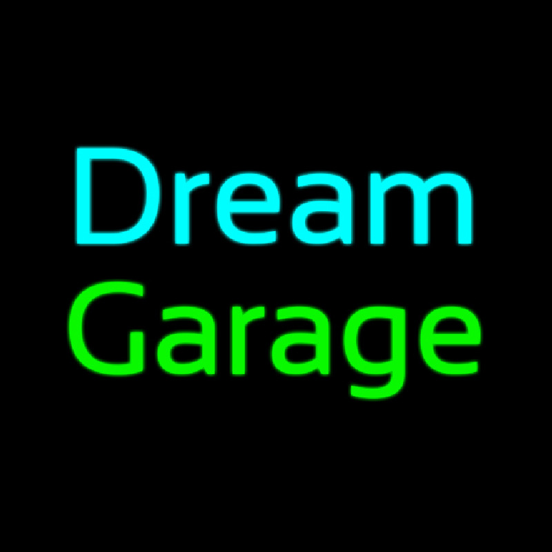 Dream Garage Neonkyltti