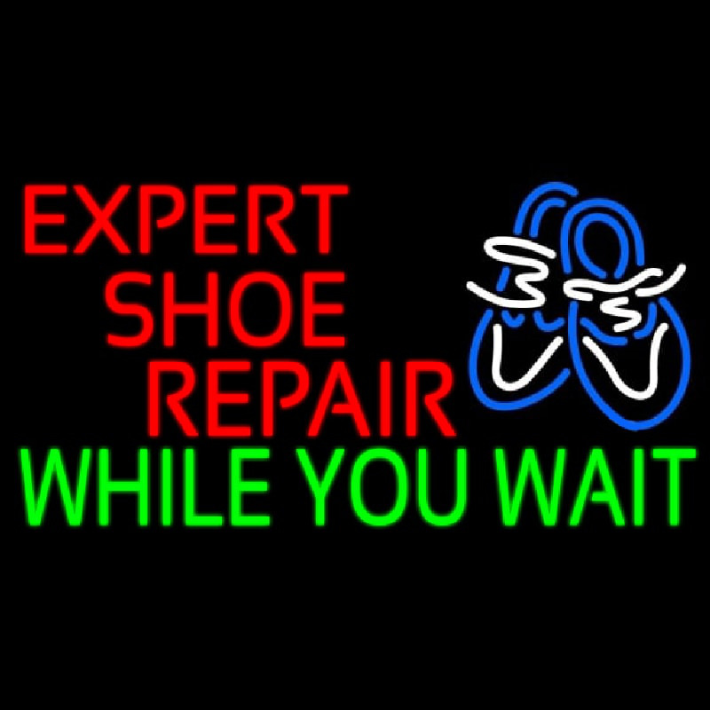 E pert Shoe Repair While You Wait Neonkyltti