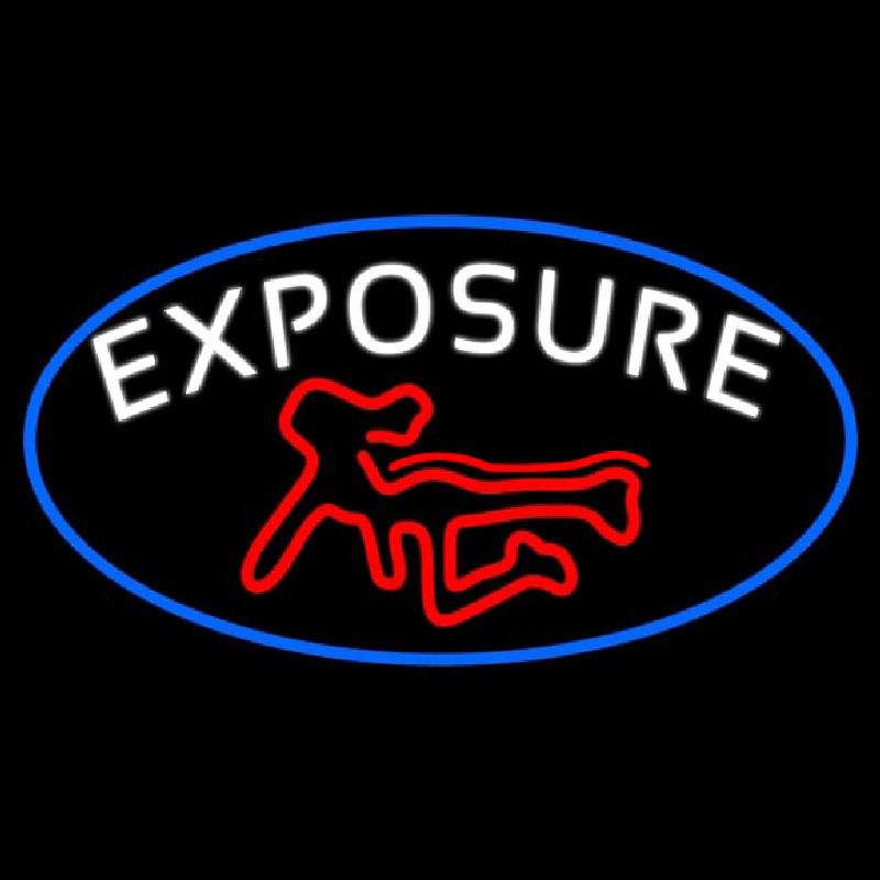 E posure Full Girl Logo Neonkyltti