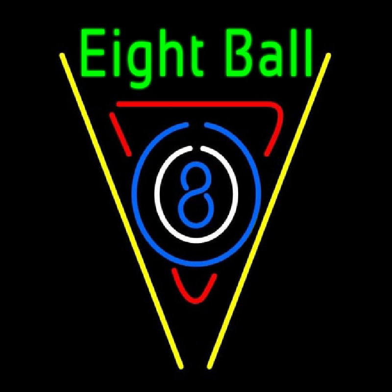 Eight Ball Pool Bar Neonkyltti