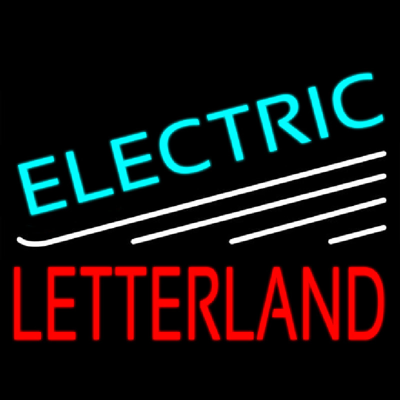 Electric Letterland Neonkyltti