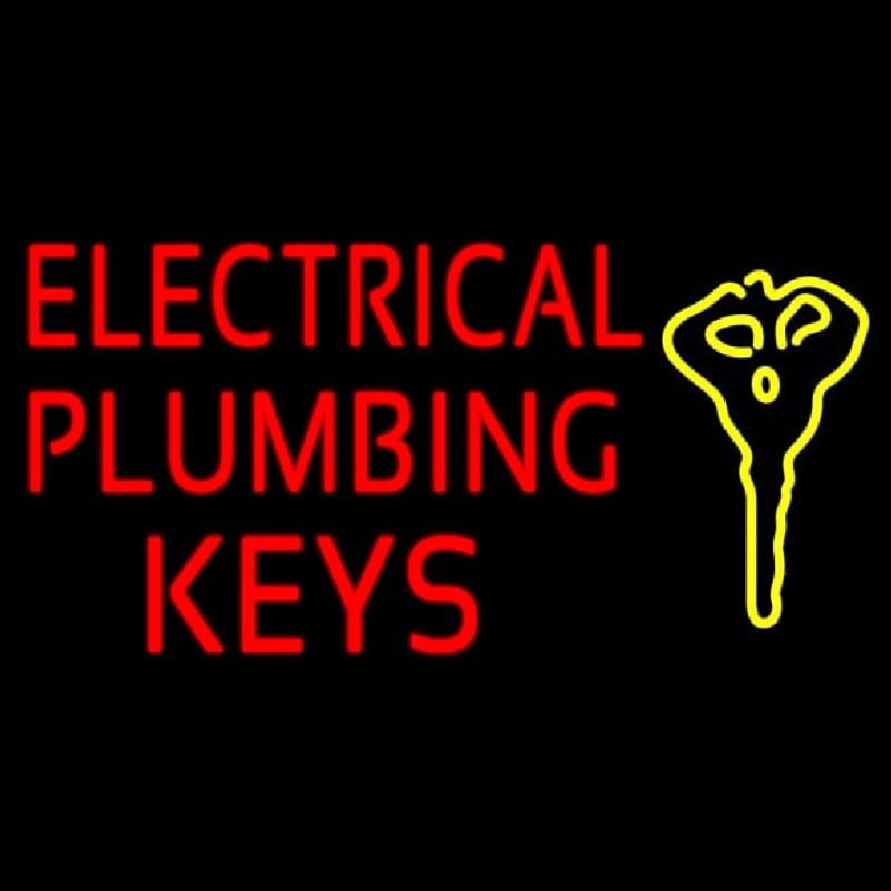 Electrical Plumbing Keys Neonkyltti