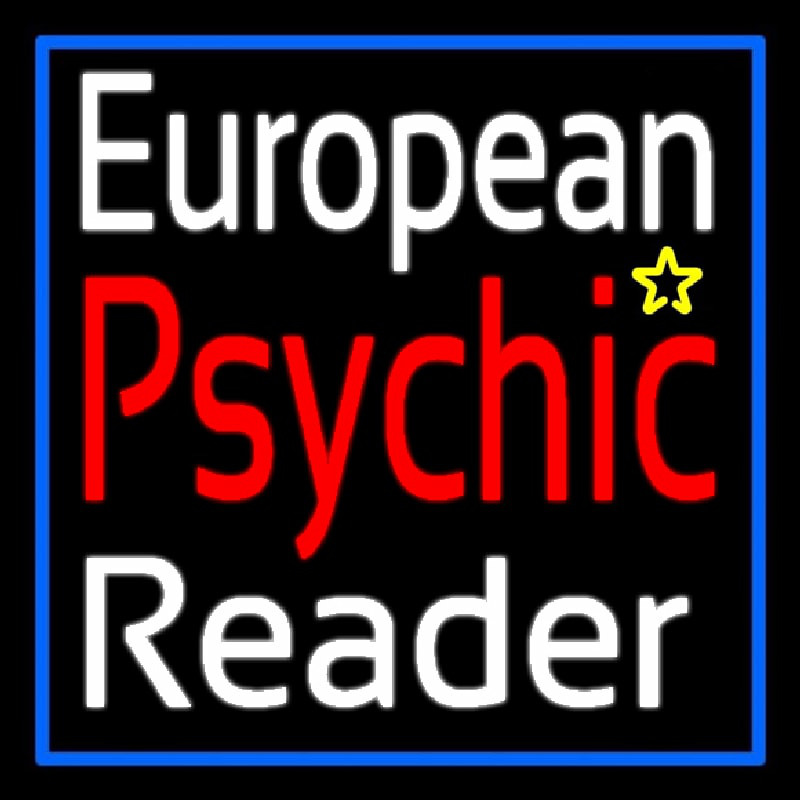 European Psychic Reader Neonkyltti