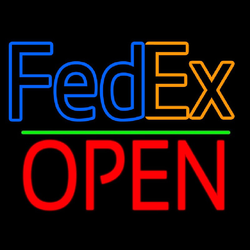 Fede  Logo With Open 1 Neonkyltti