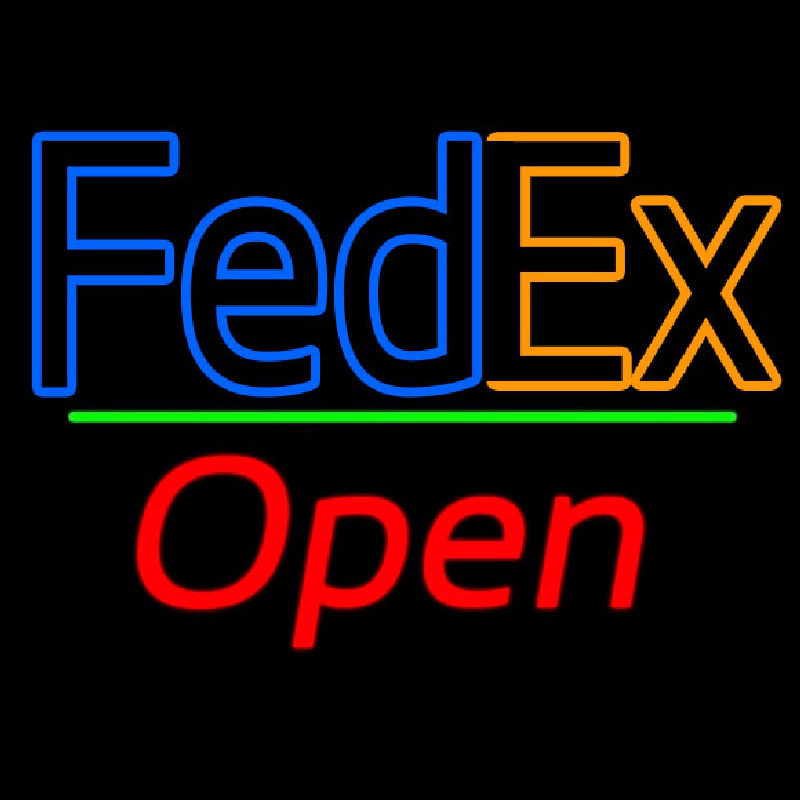 Fede  Logo With Open 2 Neonkyltti