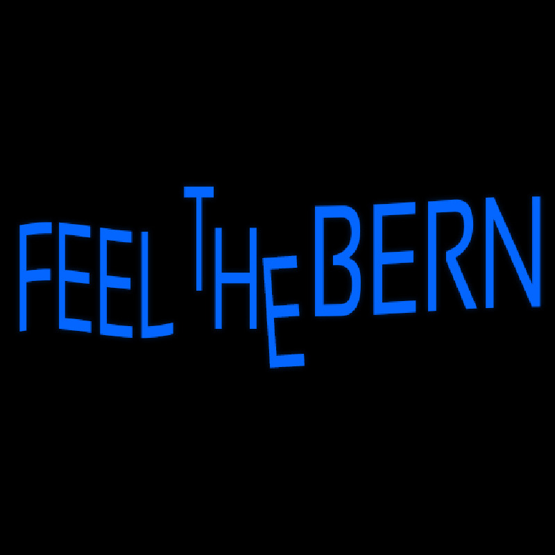 Feel The Bern Neonkyltti