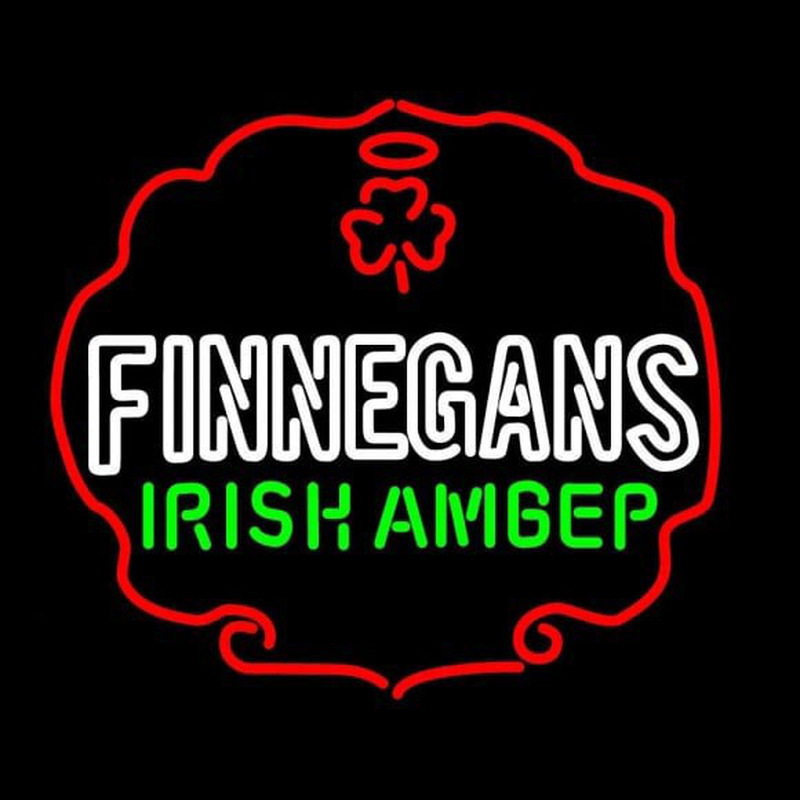 Finnegans Green Logo Beer Sign Neonkyltti