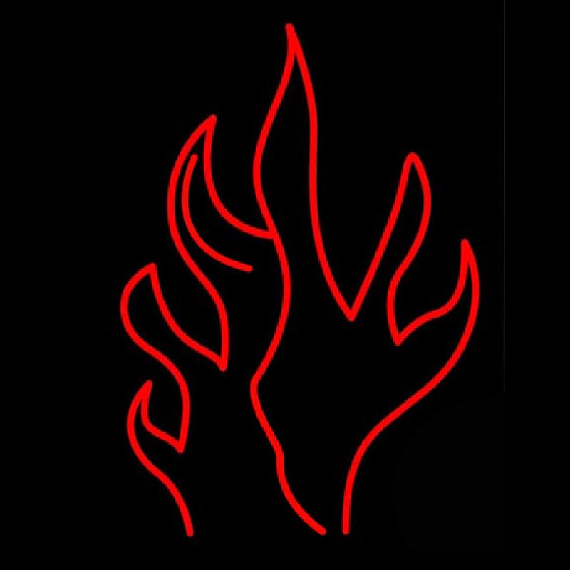 Fire Flame Artwork Neonkyltti