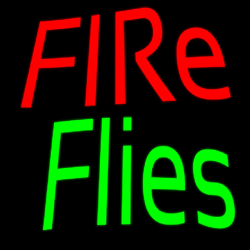 Fire Flies Neonkyltti
