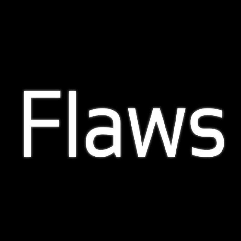 Flaws Neonkyltti